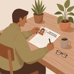 How to complete the CR-2152 visitor application for Lois M De Berry (step-by-step)