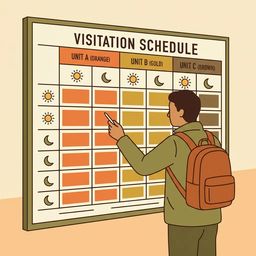 How Halawa's Module-by-Module Visit Schedule Works