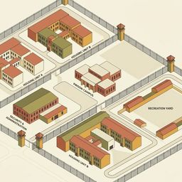 What happens inside Alamance County Detention Center’s three buildings (capacity and basic overview)