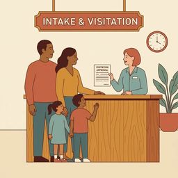 Special rules for CPP & Re-Entry families at Lynchburg JDC: visits, visitors, and medical costs