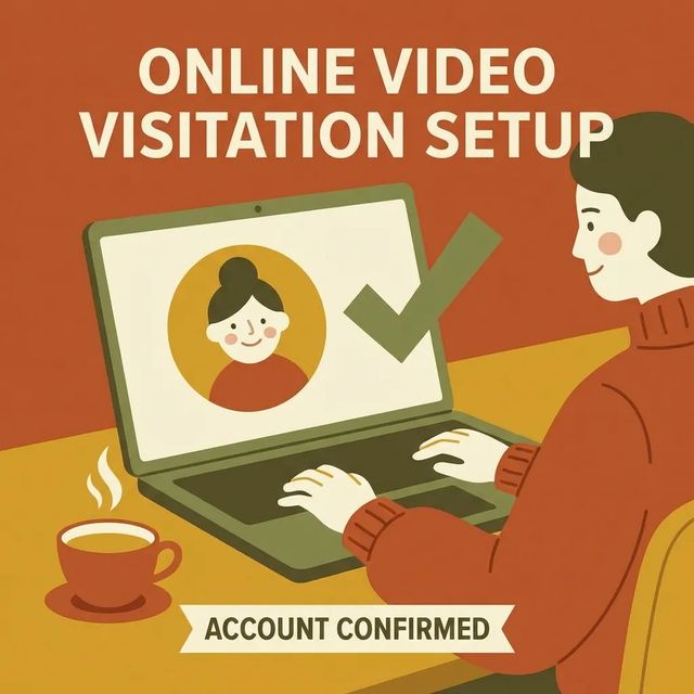 How to register with Securus for visits at Sheboygan County Detention Center