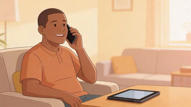 Staying in touch after Corrigan-Radgowski closed: phone calls, tablets, and e-messaging