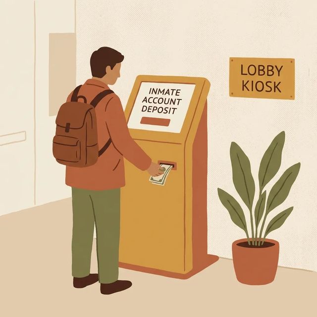 How to send money to someone at Weber County Jail: lobby kiosk vs. online
