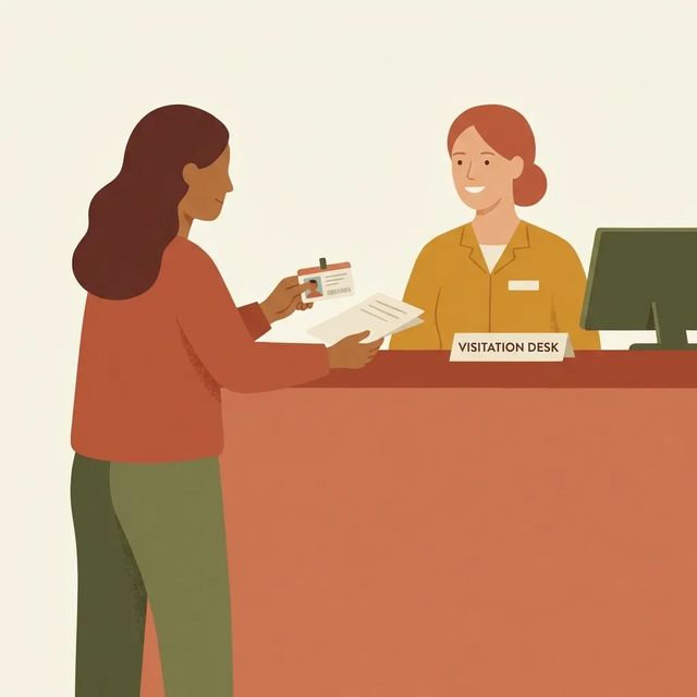 Llevar a niños a visitar a Larch Corrections: formularios de consentimiento y reglas de acompañante