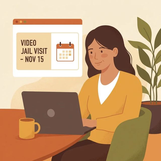 How to schedule and conduct a CIDNET video visit with someone at Clark County Sheriff's Office (MO)