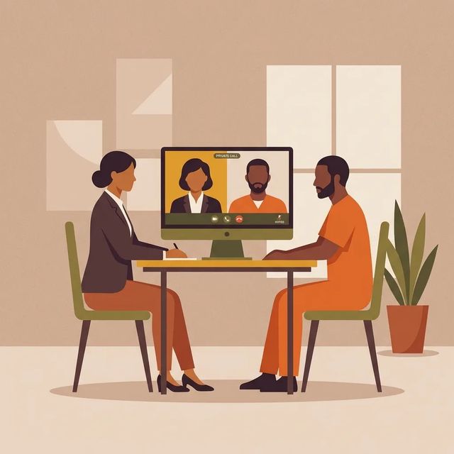 How Attorneys Schedule Virtual Legal Visits (VAV) at Kegan ISF