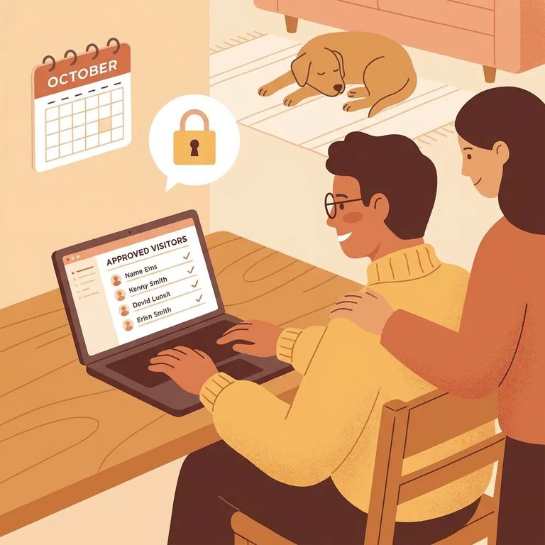 Who can be on a Tulia Unit inmate's Visitors List — limits, changes, and appeals