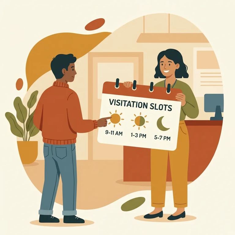 Understanding Roger D. Wilson's visitation schedule: which units get visits on which days