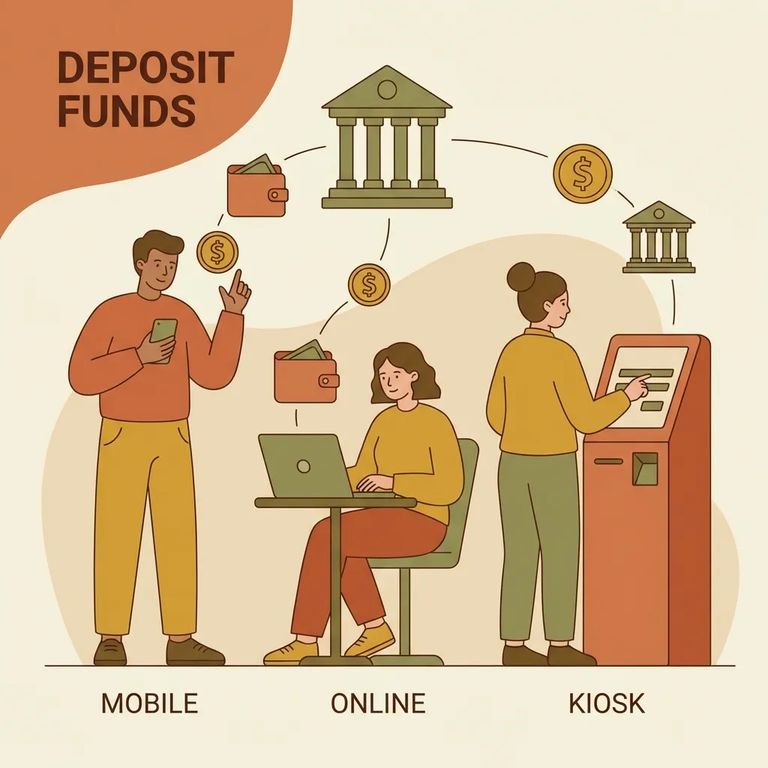 Six ways to add money to an AdvancePay/ConnectNetwork account (which works best for you)