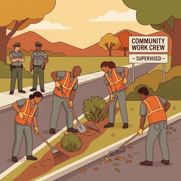 Programs, Work Details, and Firefighting Training at Terrell County CI