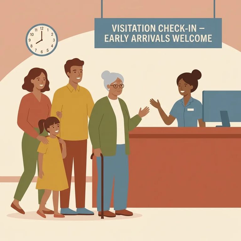 How to schedule a visit at Travis County and arrive on time