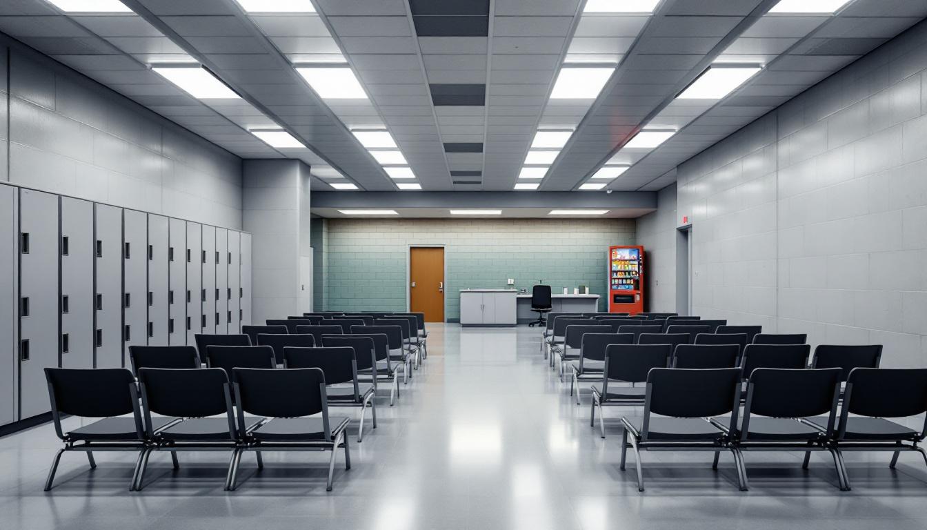 Visitation area at Bradford County Jail