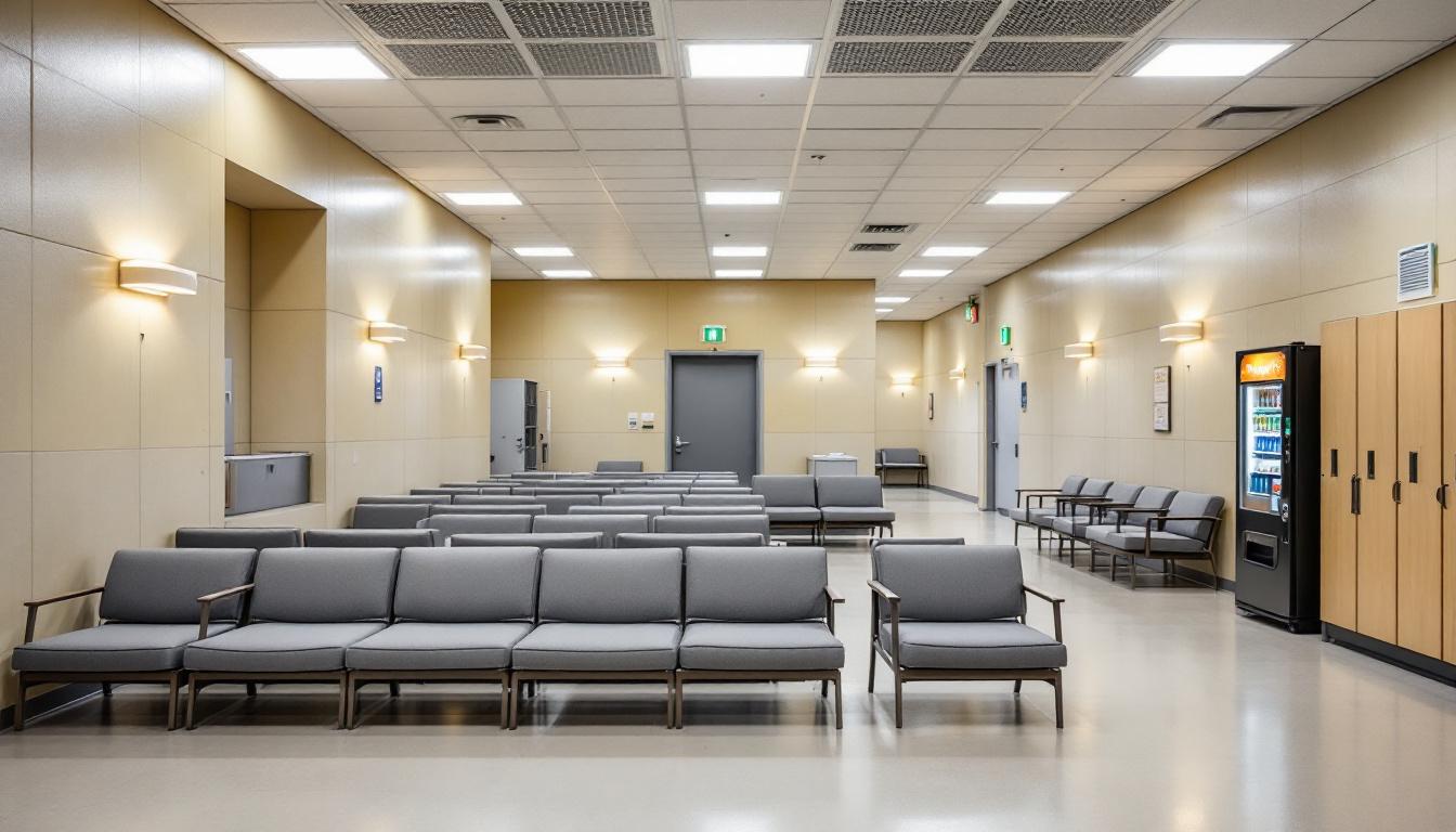 Visitation area at Walton County Jail