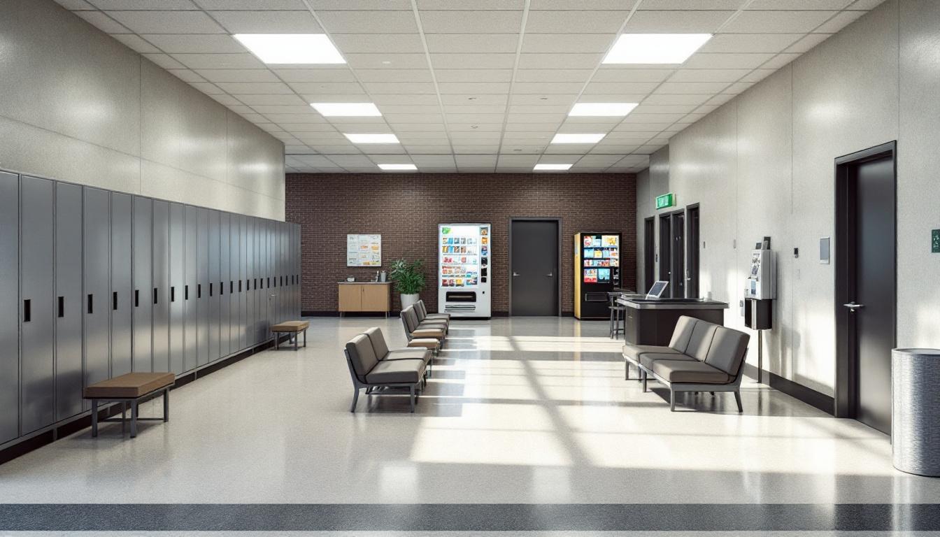 Visitation area at Columbia Correctional Institution