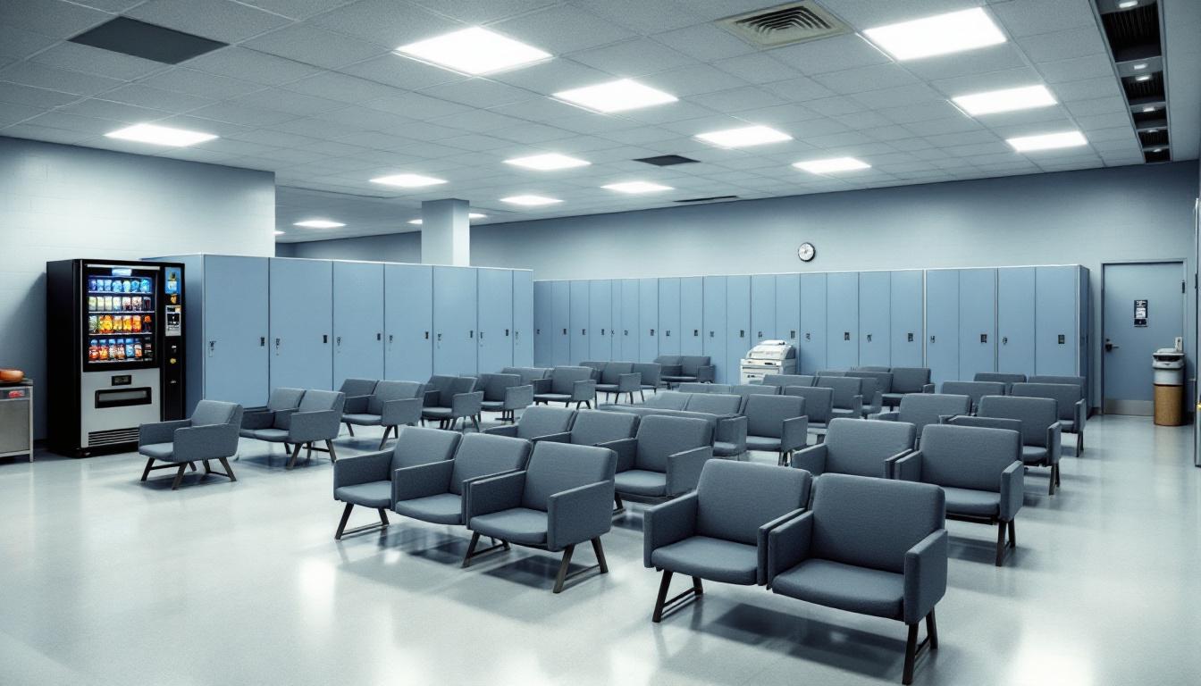 Visitation area at Hendry County Jail