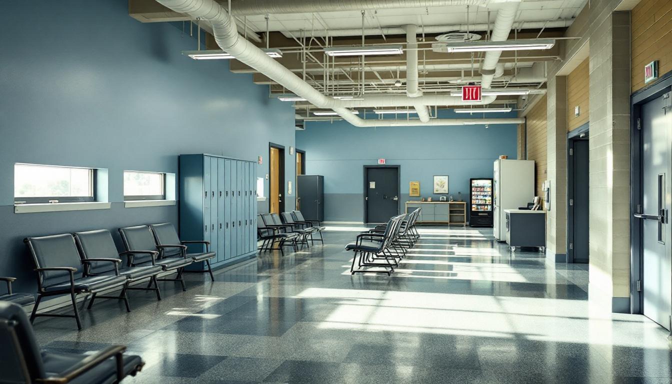 Visitation area at Putnam County Jail