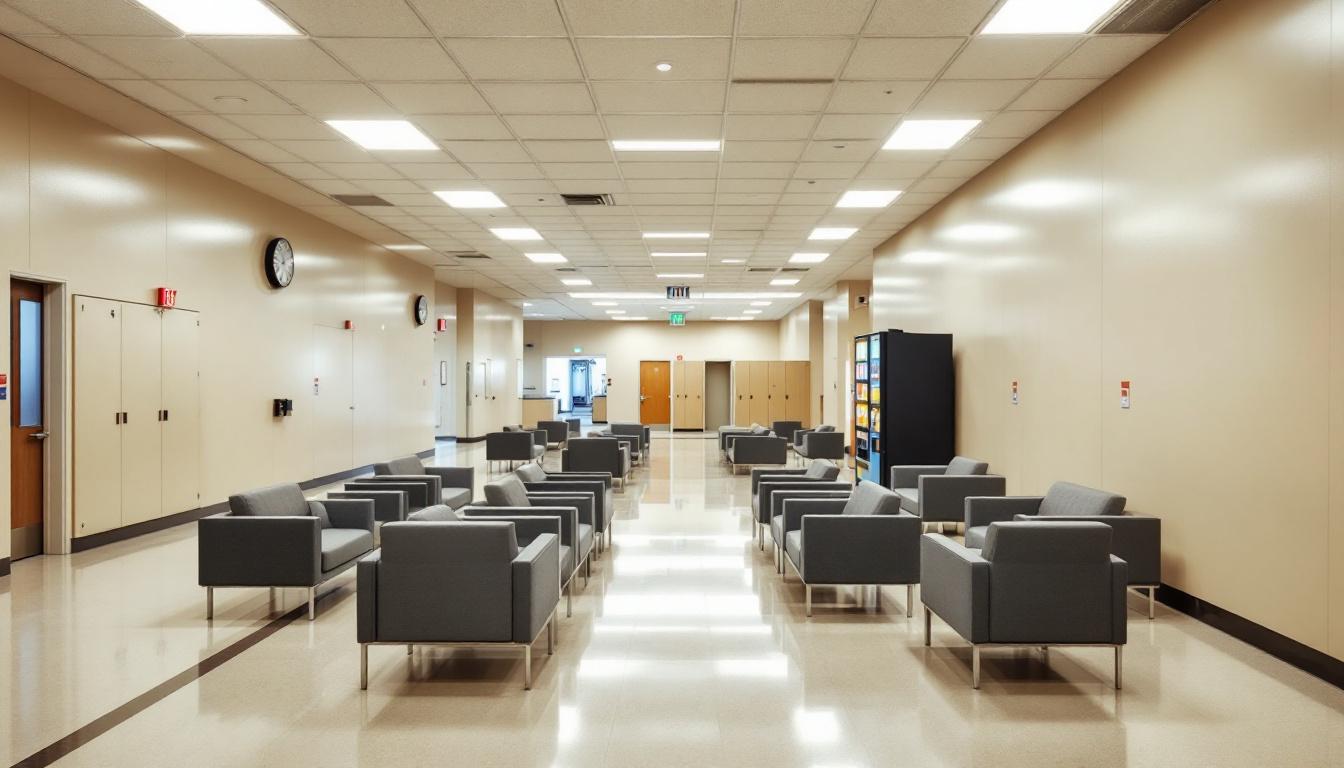 Visitation area at Marion Correctional Institution