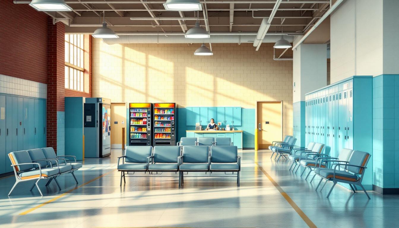 Visitation area at Gadsden Correctional Facility
