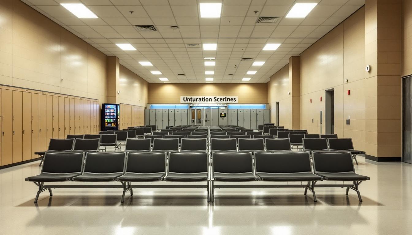 Visitation area at Northwest Florida Reception Center Annex