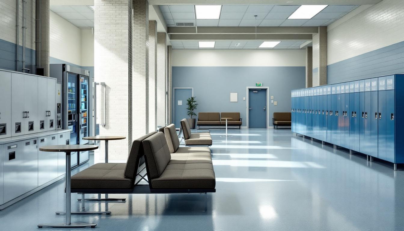 Visitation area at Manatee County Jail