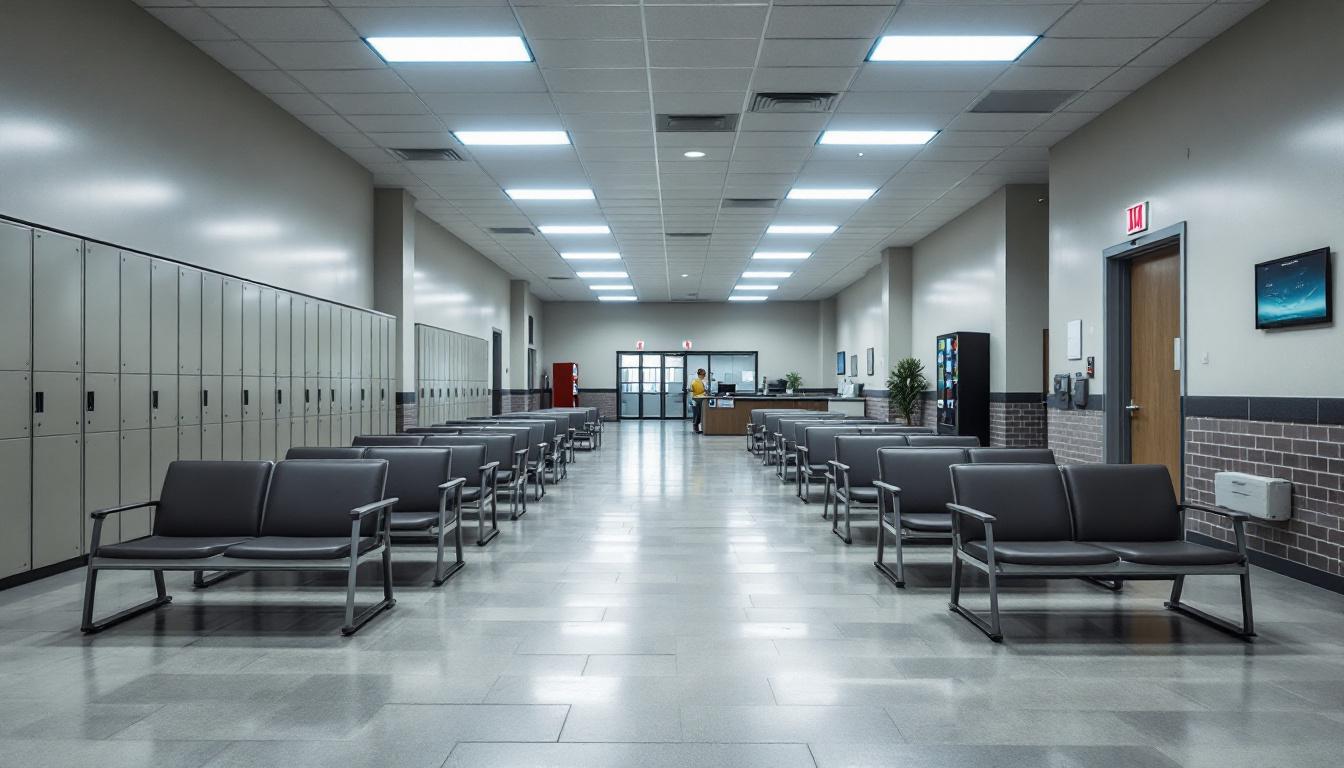Visitation area at Sumter Correctional Institution