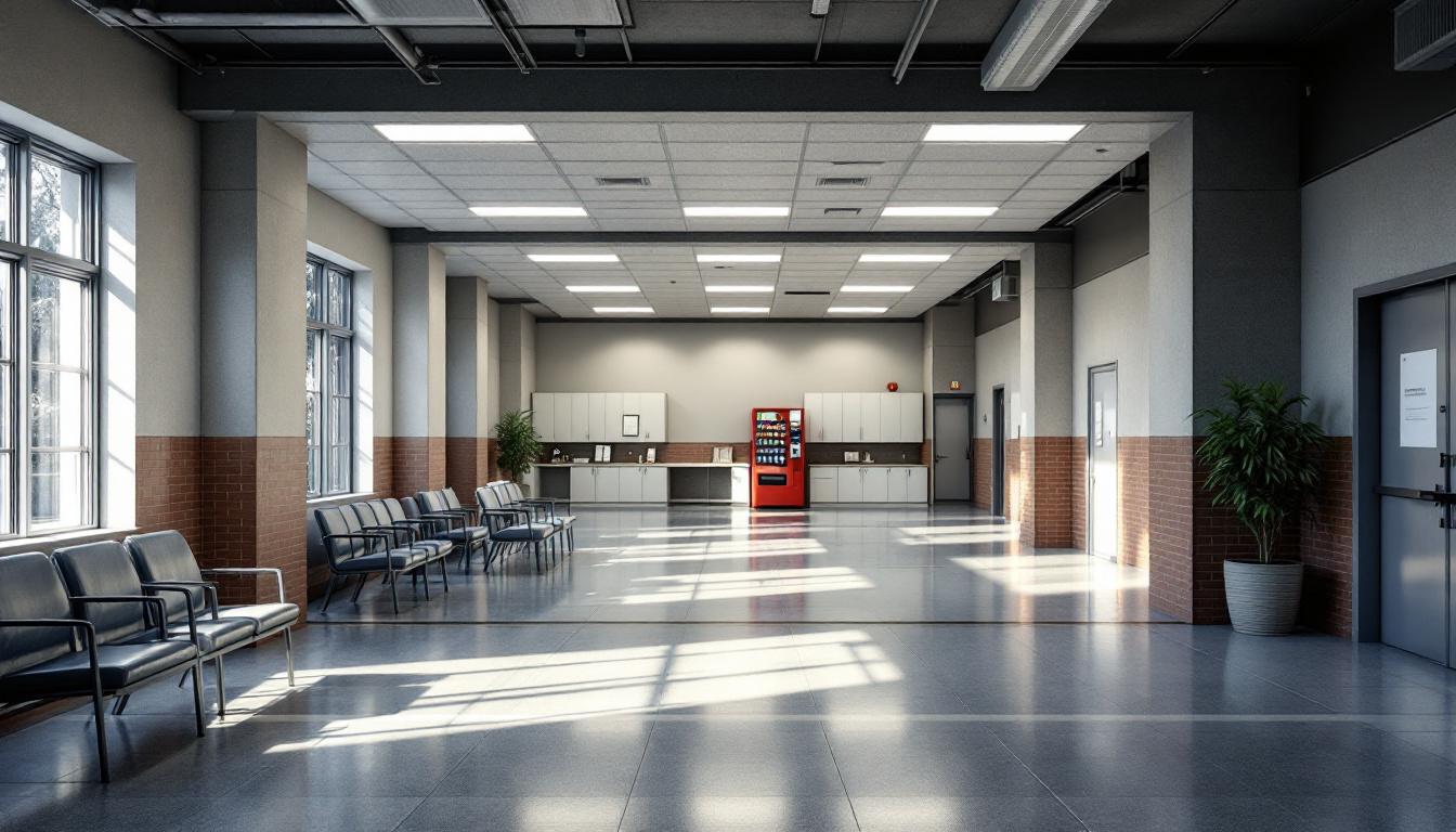 Visitation facilities and waiting area at Taylor Correctional Institution