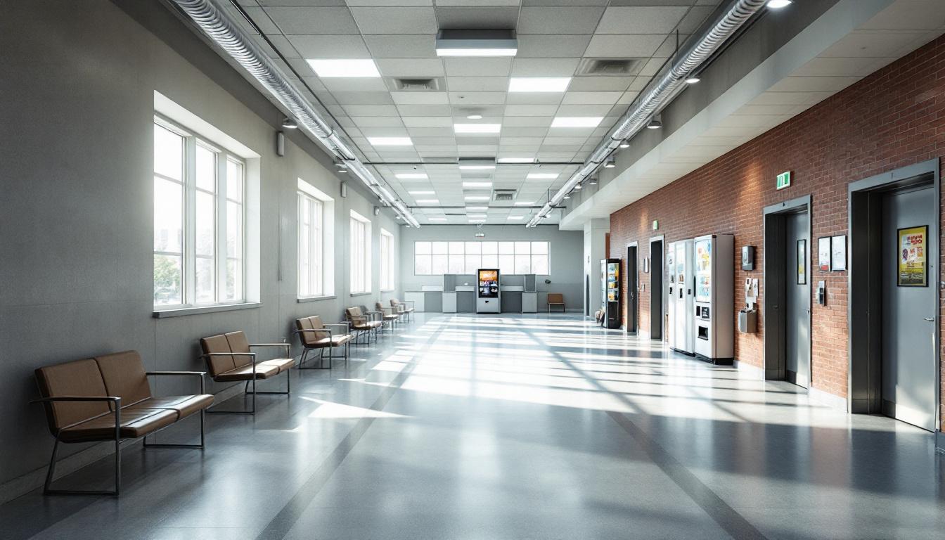 Visitation facilities and waiting area at Suwannee Correctional Institution Annex