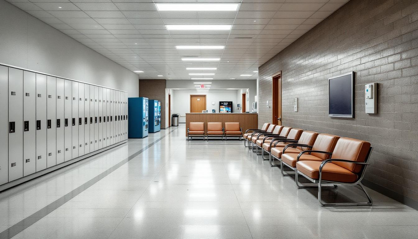 Visitation area at Lowell Correctional Institute