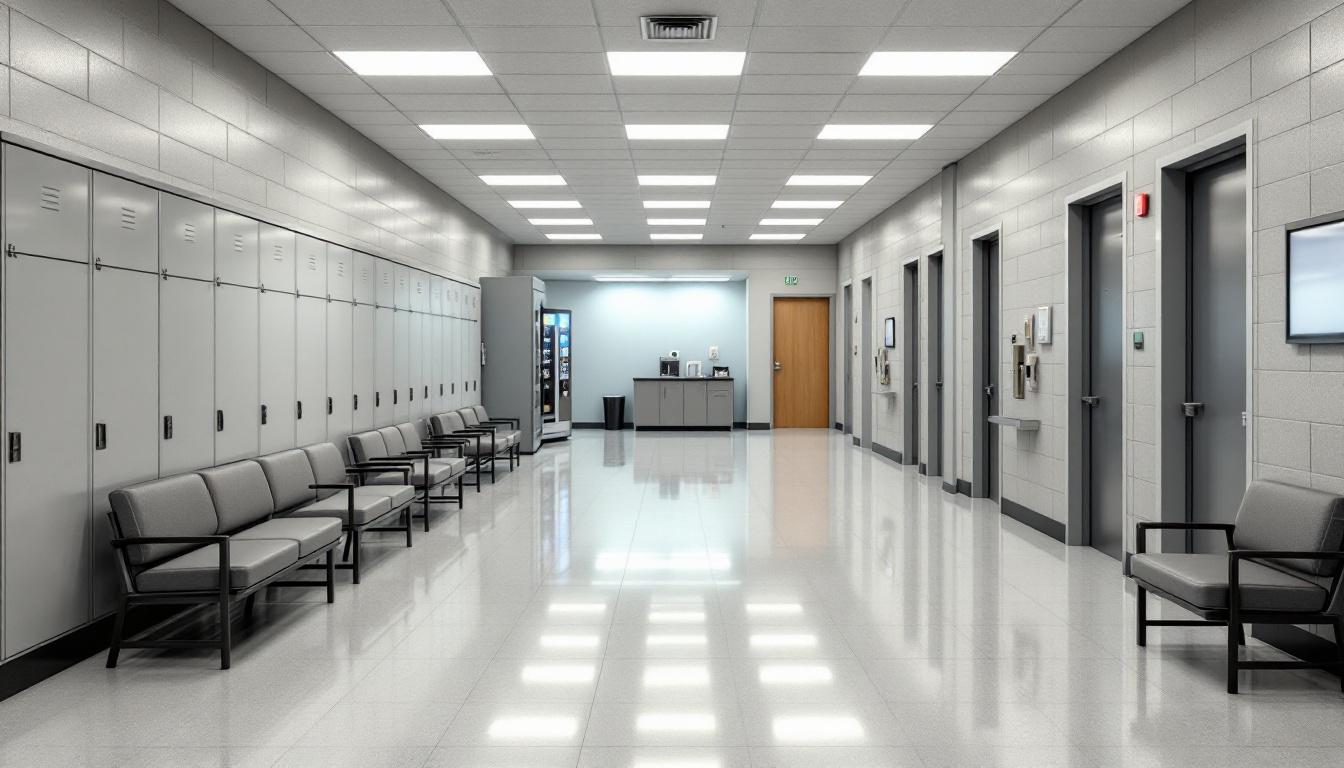 Visitation area at FDC Miami