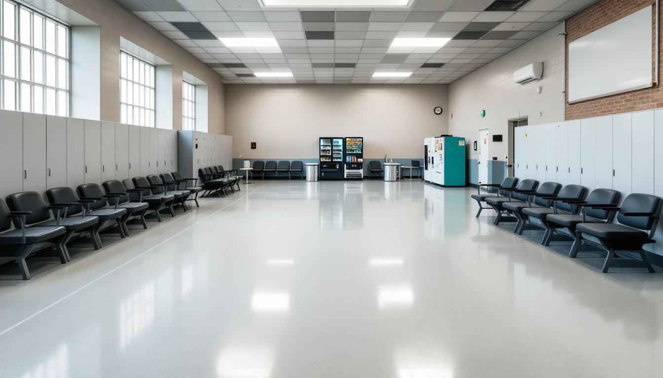 Visitation area at Calhoun Correctional Institution