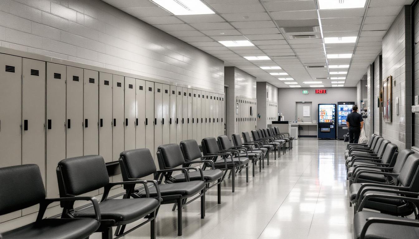 Visitation area at Jackson Correctional Institution