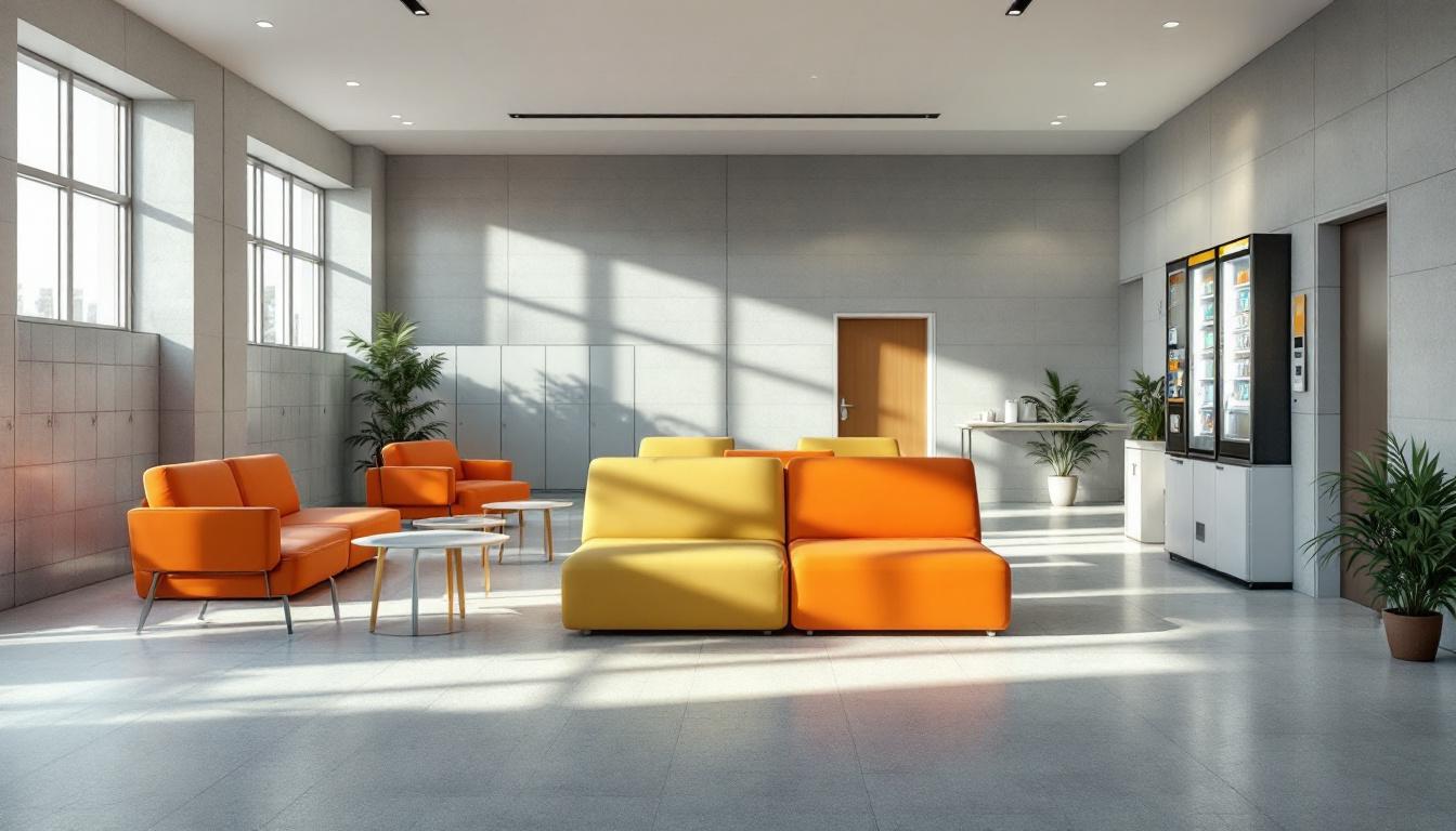 Visitation facilities and waiting area at Okeechobee Correctional Institution