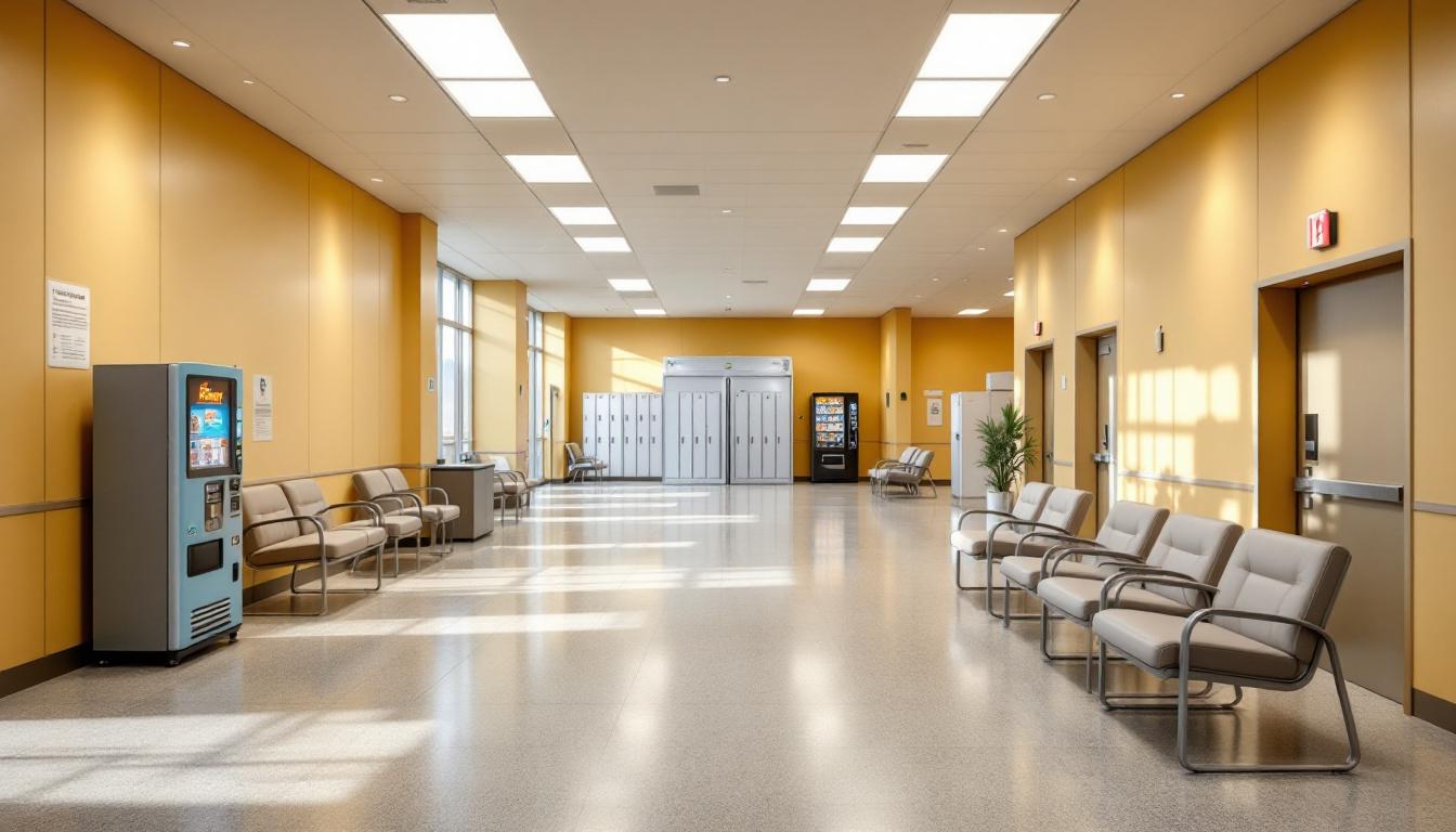 Visitation area at St Johns County Jail