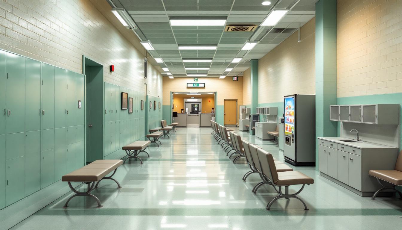 Visitation facilities and waiting area at Putnam County Jail