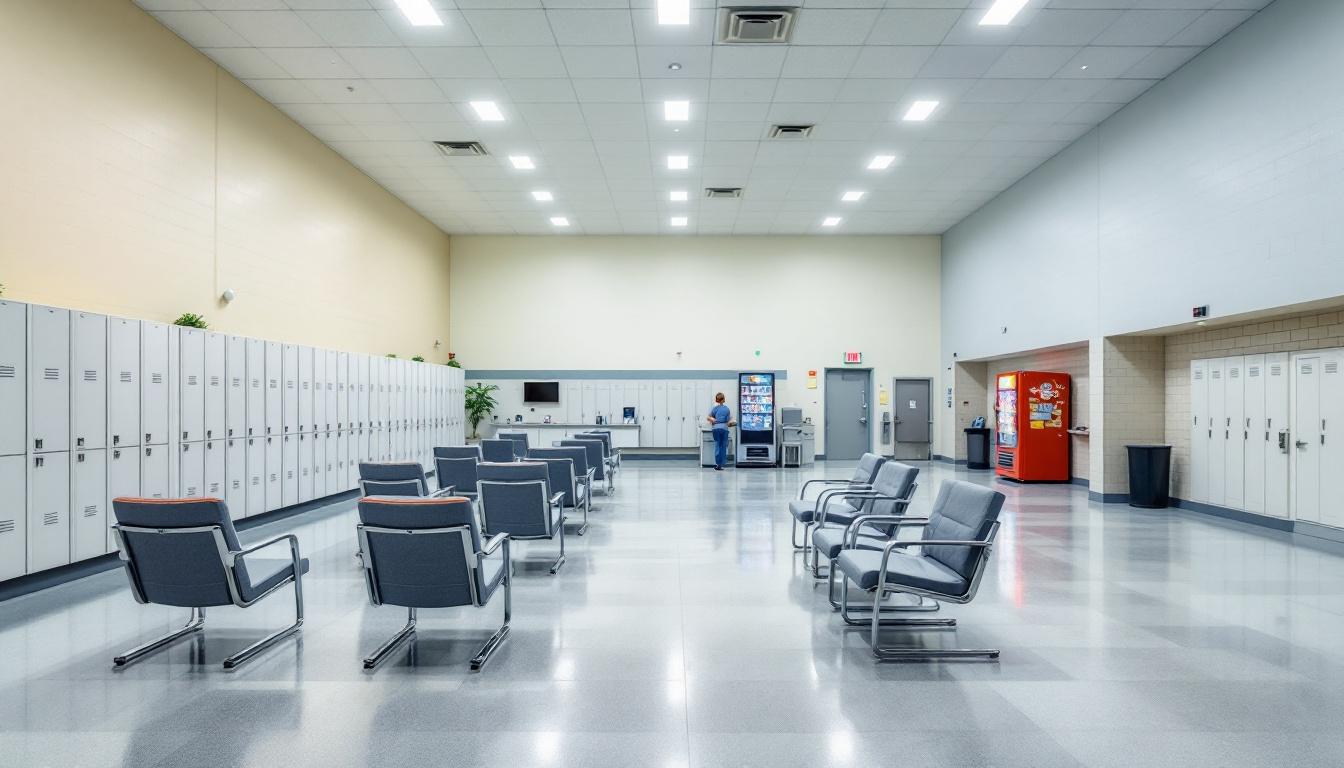 Visitation area at Suwannee County Housing