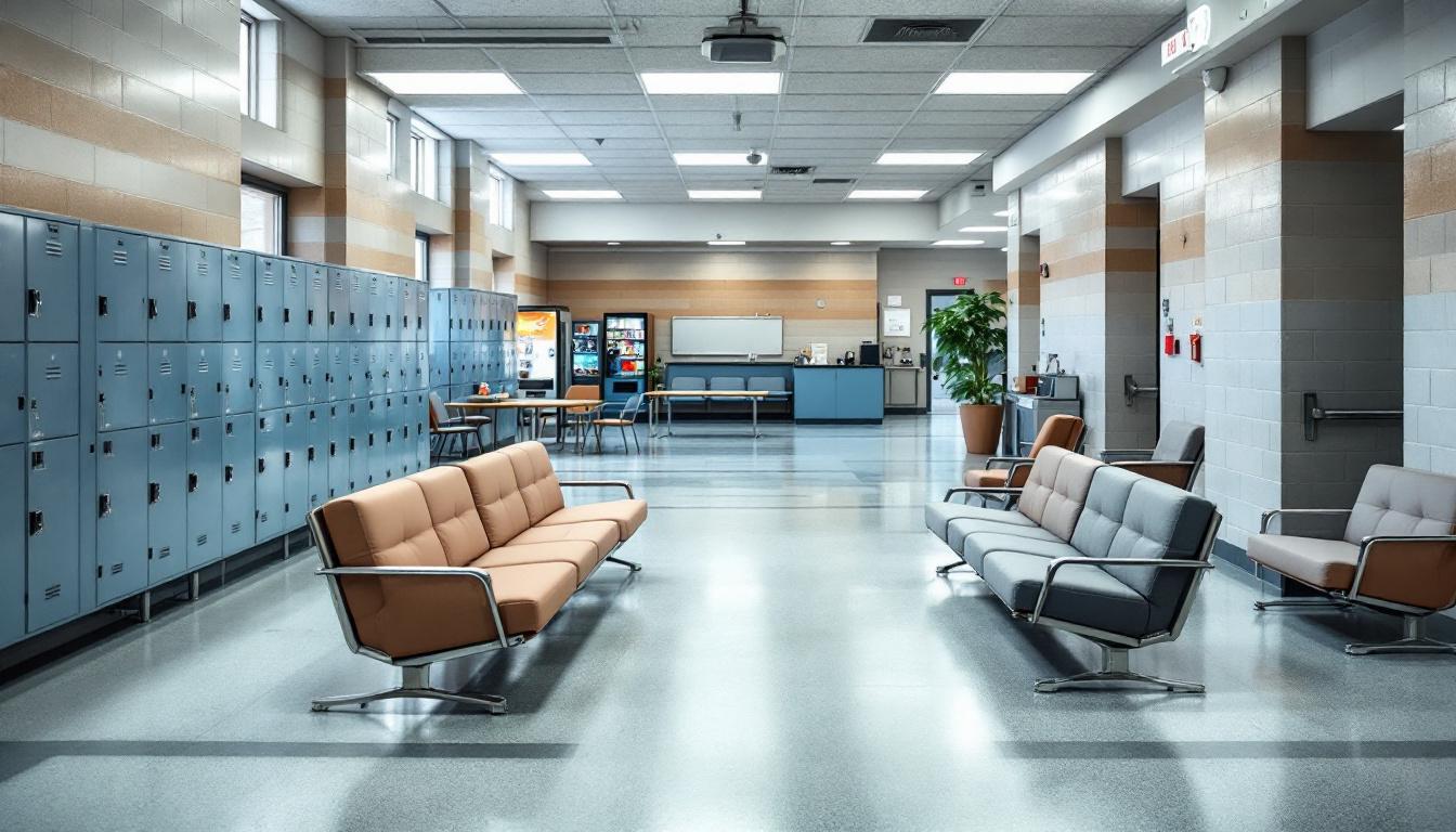 Visitation area at Dixie County Jail