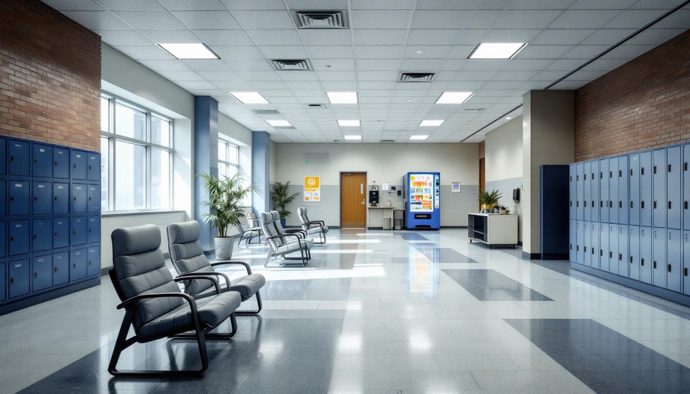 Visitation facilities and waiting area at Lawtey Correctional Institution