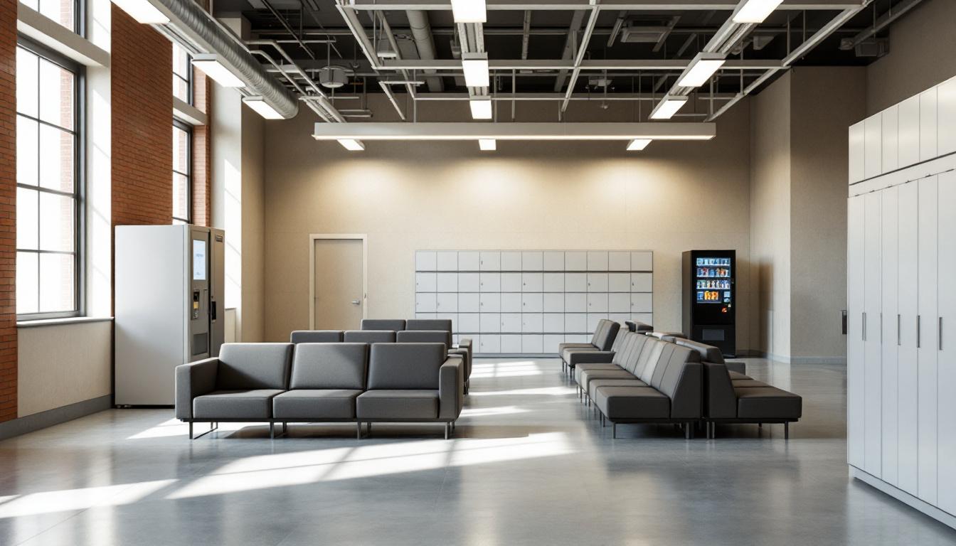 Visitation area at Gadsden Re-Entry Center