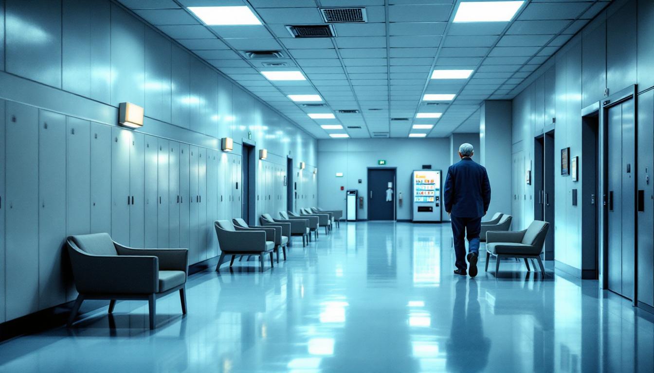 Visitation facilities and waiting area at Okaloosa Correctional