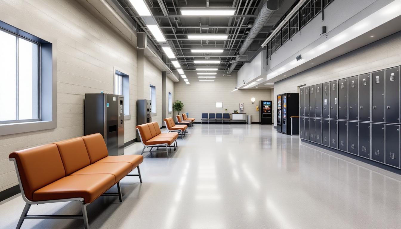 Visitation area at North Broward Bureau
