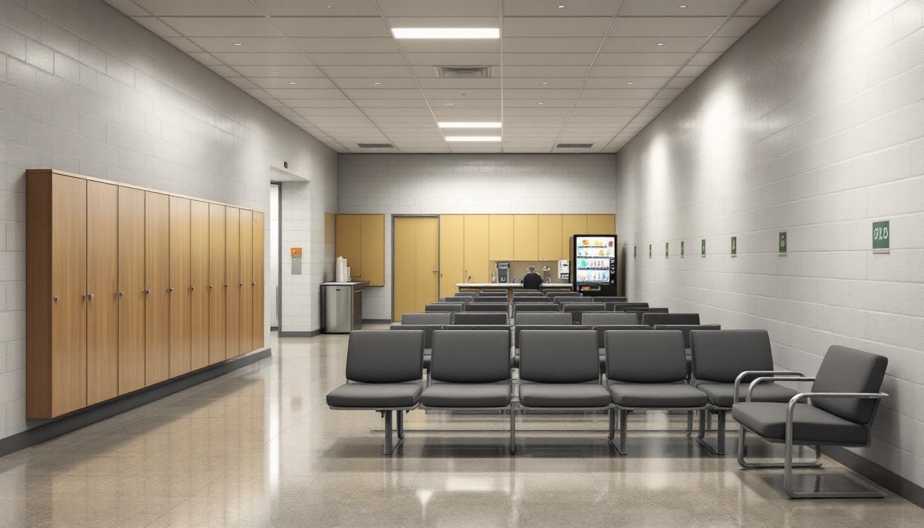 Visitation area at Tomoka Correctional Institution