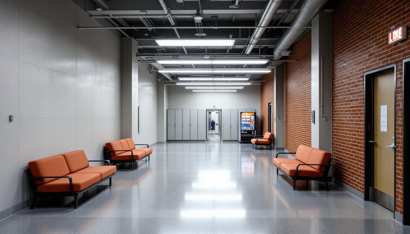 Visitation facilities and waiting area at Washington County Sheriff's Office