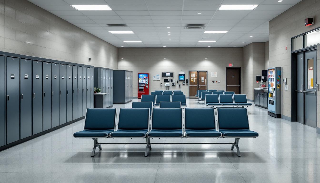 Visitation area at Broward Sheriff's Office - Main Jail Bureau