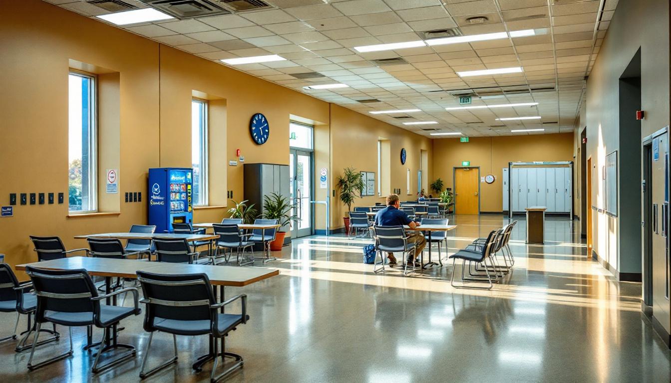 Visitation area at Richland Correctional Institute