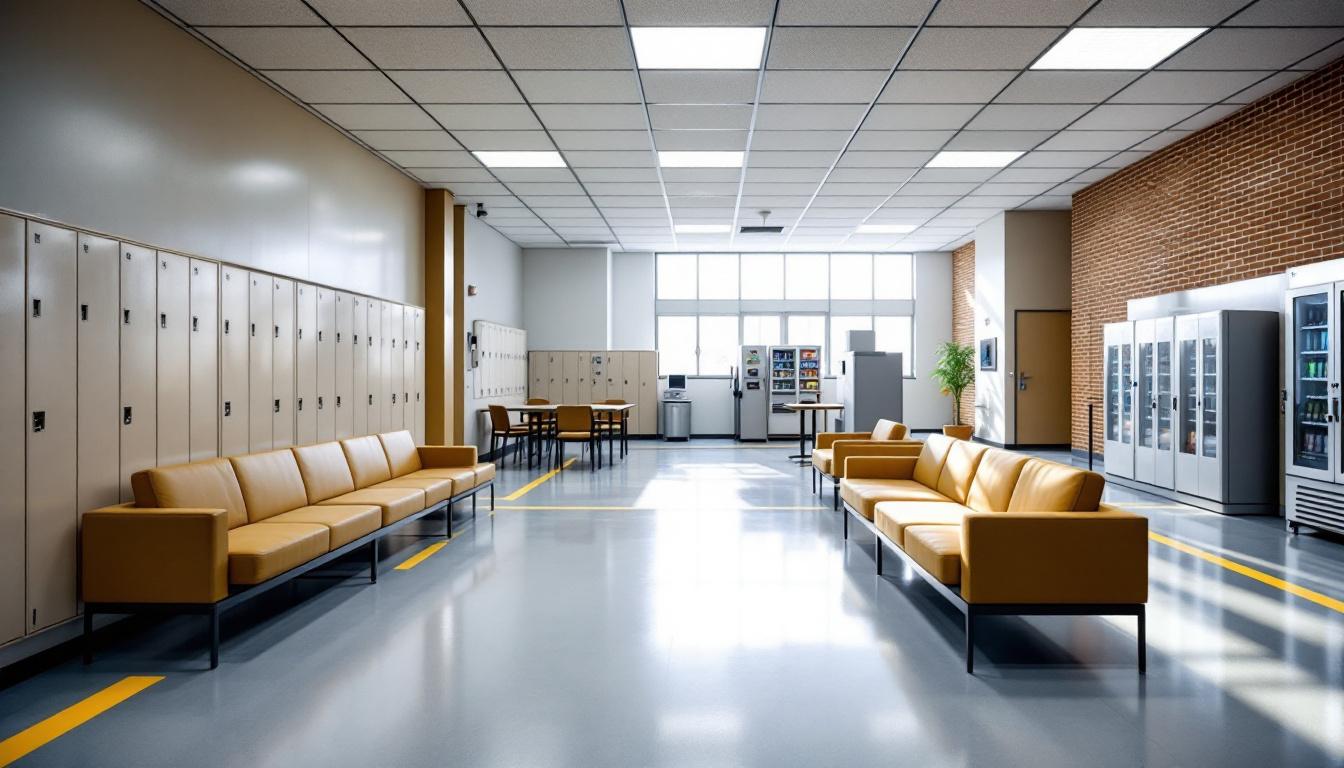Visitation facilities and waiting area at Clark County Detention Center