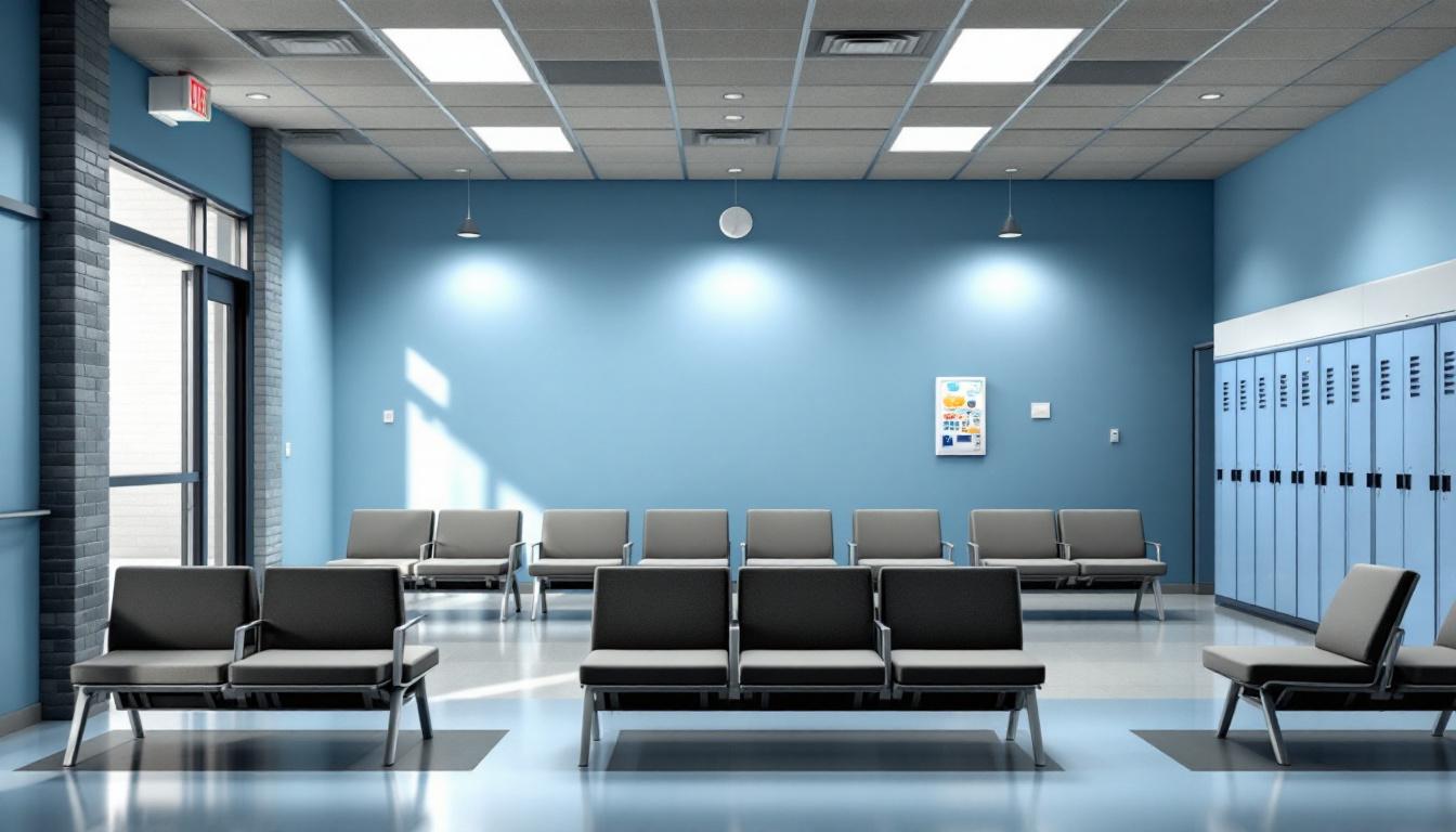 Visitation area at Medina County Jail