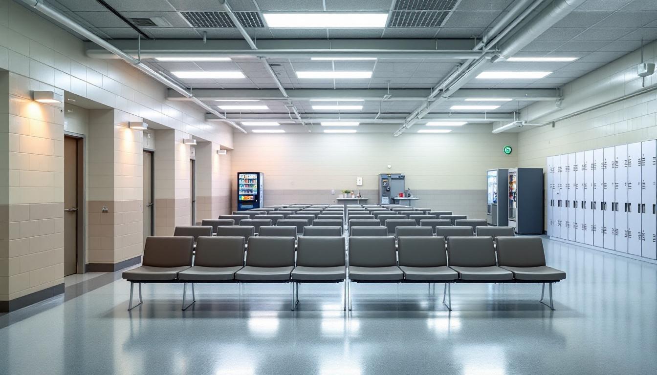 Visitation area at Noble Correctional Institution
