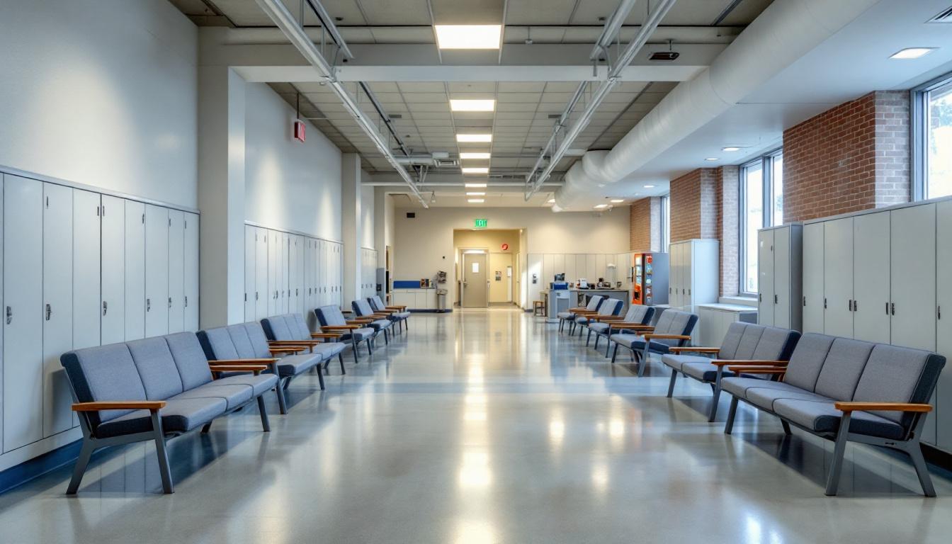 Visitation area at Northeast Ohio Correctional Center