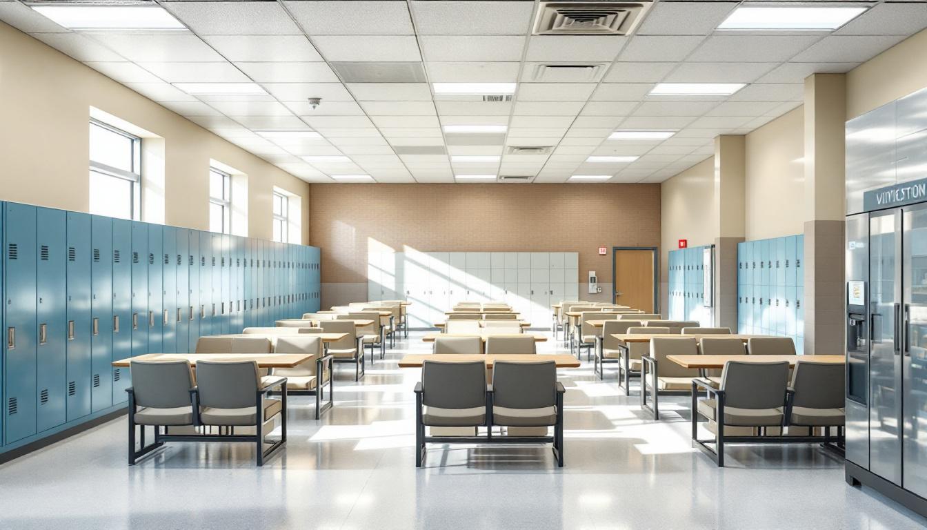 Visitation area at Montgomery County Jail