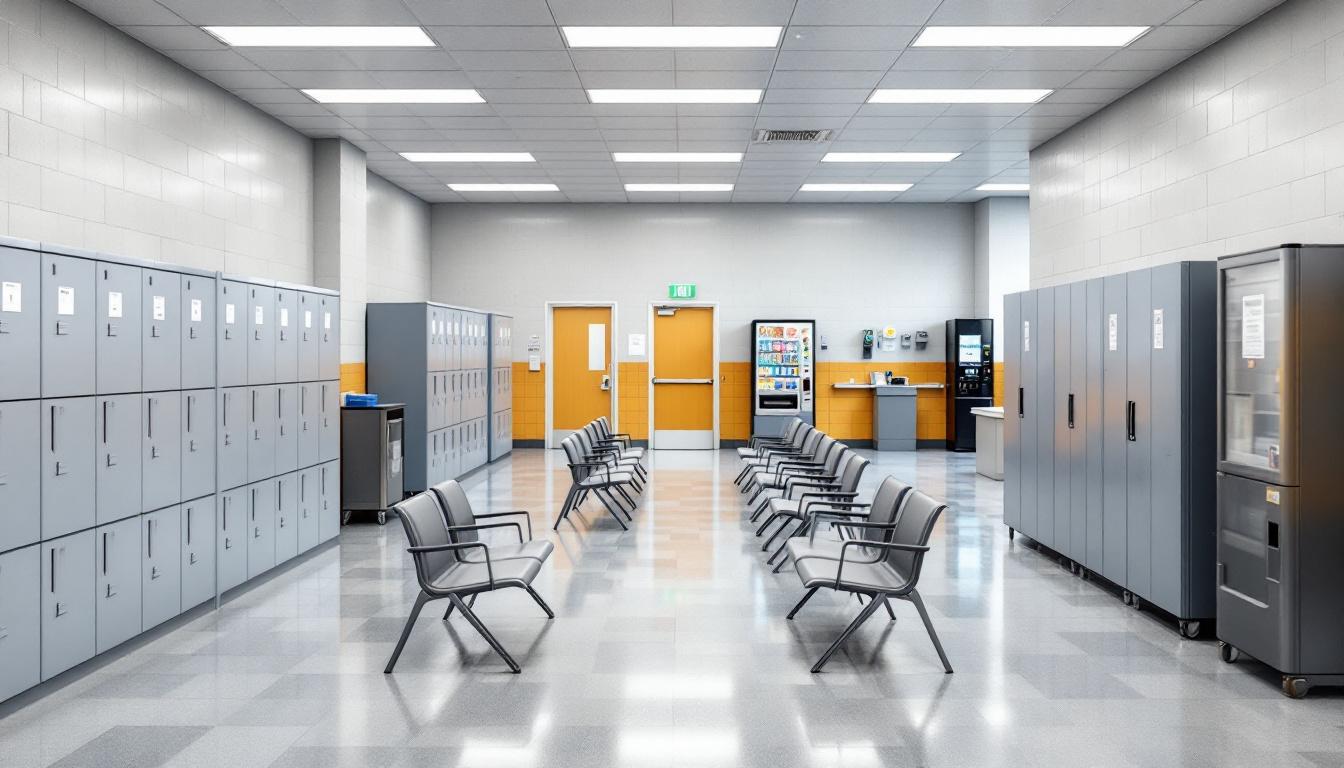 Visitation area at Greene County Adult Detention